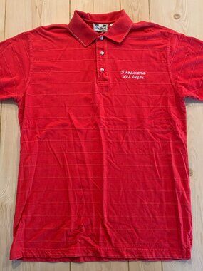 Vintage 90s Sea Palms by Hartwell Tropicana Las Vegas Strip Polo Shirt Size L
